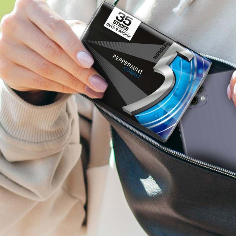 Wrigley's 5 GUM Peppermint Cobalt Sugar Free Chewing Gum, 35