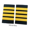 MIAO WU Professional Uniform Bars Airline Pilot Epaulets,Four Bars Captain