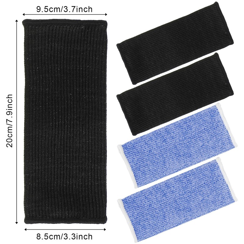 Neer 4 Pair Protective Arm Sleeves for Thin Skin Anti-Cut