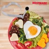 Westmark 2 Speiseformer in Herz-Form, mit Griff, Rostfreier Edelstahl/Kunststoff, Herz,