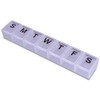 7 Day Pill Dispenser Tablet Box Organiser. 1 Compartment per