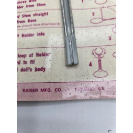 KAISER 8" Metal Stand For International Dolls NEW Sealed