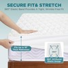 5 Sided Waterproof Mattress Protector Queen Size, Quilted Bamboo Rayon