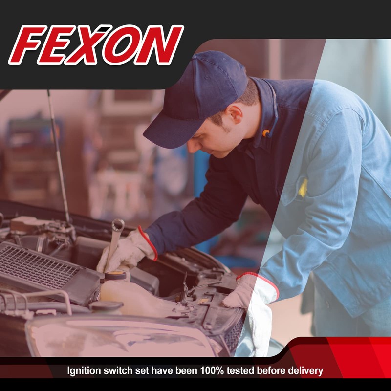 FEXON Ignition Switch & Ignition Lock Cylinder with 2 Keys