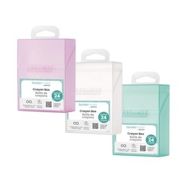 Su caja de almacenamiento académica de crayón. No más suministros perdidos o rotos. Colores surtidos (sin elección de color) 2 cajas
