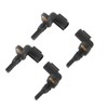 labwork 4pcs ABS Wheel Speed Sensor Front Rear Replacement for