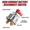 KACOLA High Current Battery Disconnect Switch 300A, 12-24V Master Battery