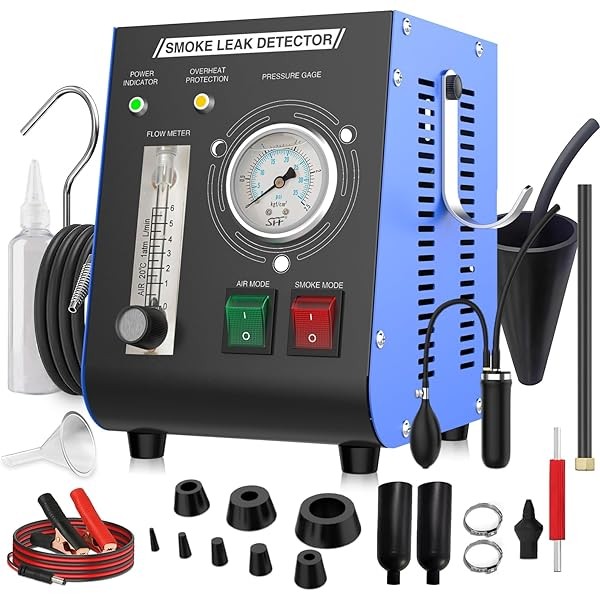 Automotive Smoke Machine, Professional Leak Detector Built-in Air Pump Flow