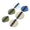 Healeved 6pcs Dual Use Makeup Sponge Puff for Foundation Concealer