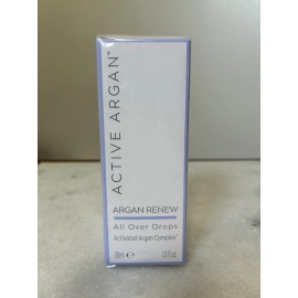 Active Argan All Over Drops for Face, Body & Hair 1 fl. oz. New Sealed