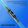 TopHomer CO2 Stainless Steel Check Valve, 4mm Diameter One Way