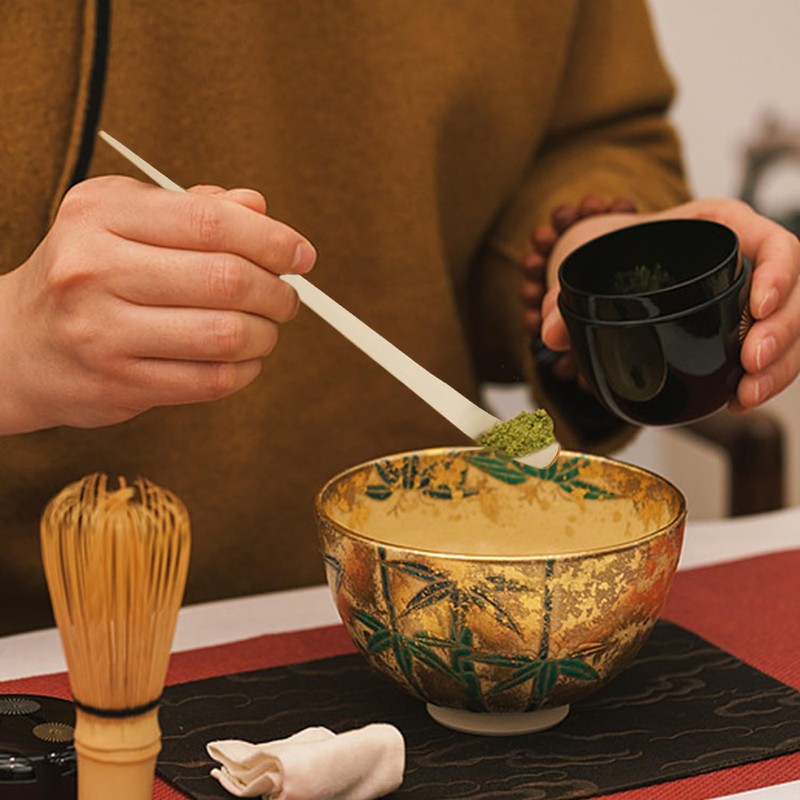 RNSKFG 1 Matcha Stirring Brush And 1 Matcha Powder Spoon,
