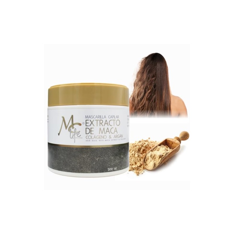 Mc Life Mascarilla Capilar Extracto De Maca Colágeno & Argán