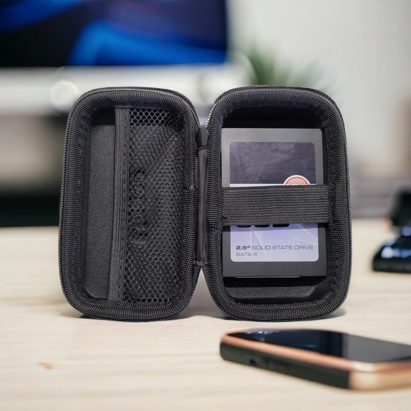 Protective Hard Case for Hard Drives SSD HDD External Dimensions