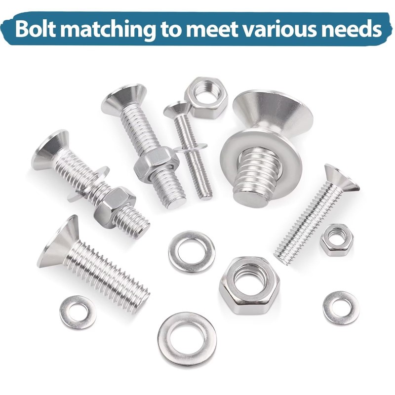 M6 (6mm x 30mm) Hex Socket Countersunk Machine Screws, 20PCS
