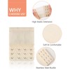 JELIEE 4 PCS Women's Bra Extenders 4 Hooks 3 Rows