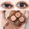 Eyeshadow Palette, Brown Glitter Eye Shadow Pallets for Women Nude