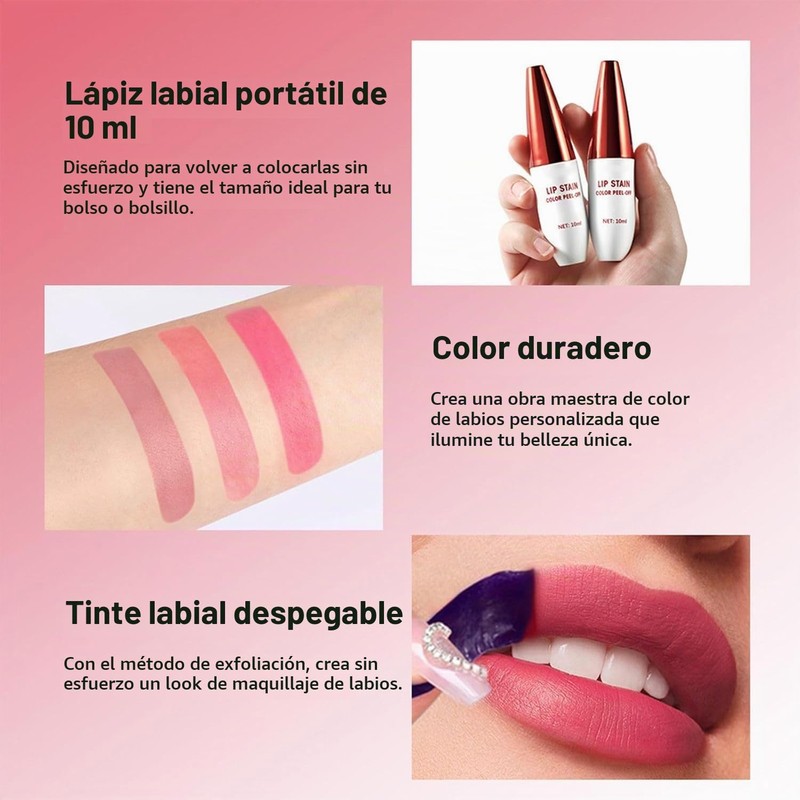 Tinte Labial Peel Off a Prueba de Agua – 3