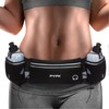 PYFK Upgraded Running Belt with Water Bottles, Hydration Belt for