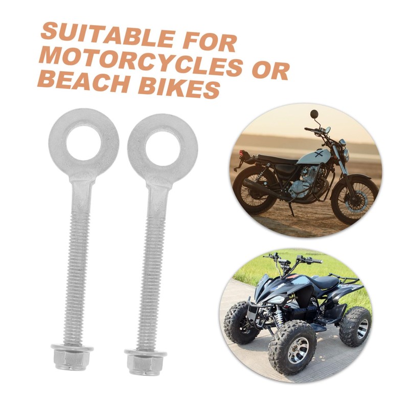 Ciieeo 2pcs Metal Chain Tensioner for Motorcycles Atvs Durable Chain