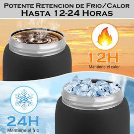 BSMKD Botella de Acero Inoxidable Aislada con Popote, 32OZ/946ML Botella de Agua para Niños y Adultos, Dos Maneras de Beber, Termo Acero Inoxidable para Deportes y Viaje, 100% A Prueba de Fugas