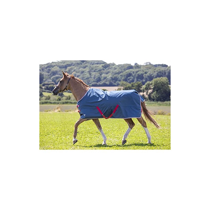 Shires Tempest Original Lite Turnout Rug - Teal 7ft0