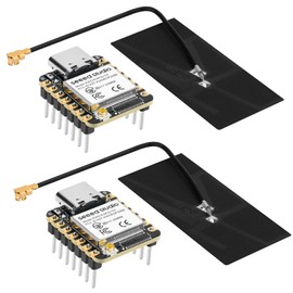 IoT Mini Development Board XIAO ESP32S3(for Arduino) - 2.4GHz Wi-Fi, BLE 5.0, Dual-Core, Battery Charge Supported, Power Efficiency & Rich Interface for Smart Homes, IoT, Wearable Devices(2 Pack)