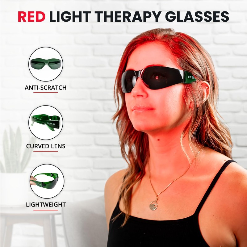 Mito Red Light - Red Light Therapy Glasses - Eye
