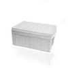 Arpan White Paper Rope Woven Storage Xmas Hamper Basket Box