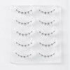 Koommon Natural False Eyelashes, Transparent Axis False Eyelashes, Handmade Upper