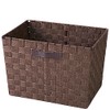 Pearl Metal Storage Basket Case Box Multi Deep Brown PP