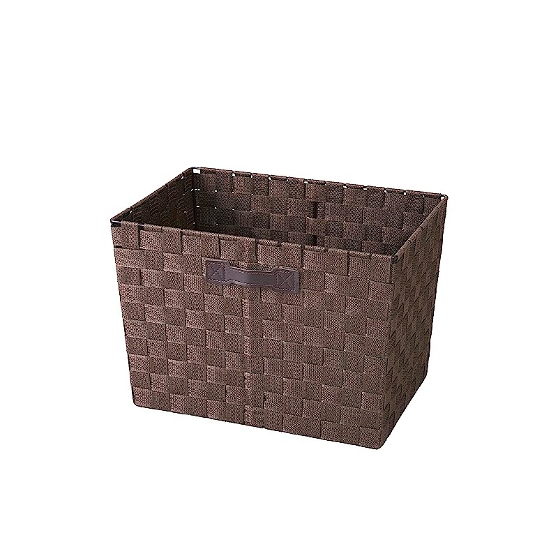 Pearl Metal Storage Basket Case Box Multi Deep Brown PP