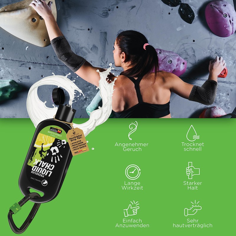 Gnarcore® Refillable Chalk Ball with Tear-Resistant Closure System I Economical