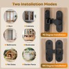 Barn Door Locks, 90/180 Degree Right Angle Flip Gate Latch