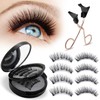 Magnetic Eyelashes with Applicator,Magnetic Eyelashes Natural Look, No Glue or