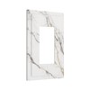 Wuyocha Outlet Covers White Marble with Gray Brown Veins Abstract
