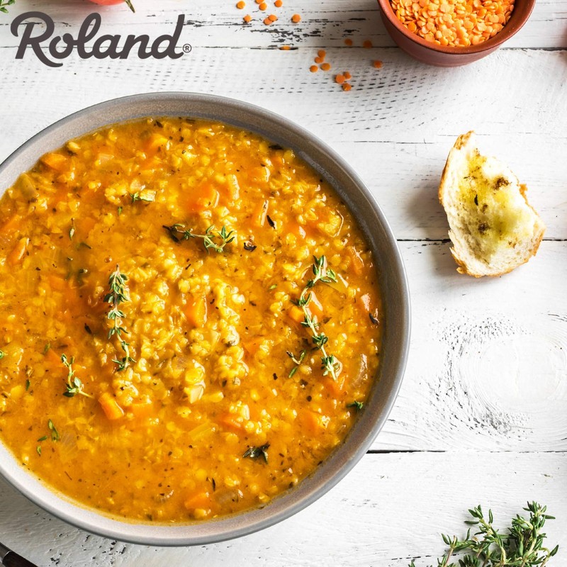 Roland Foods Dried Split Red Lentils, 35.3 Ounce Bag, Pack
