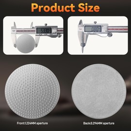 3 Pack 53.3mm Stainless Steel Espresso Puck Screen Reusable 0.8mm Thickness