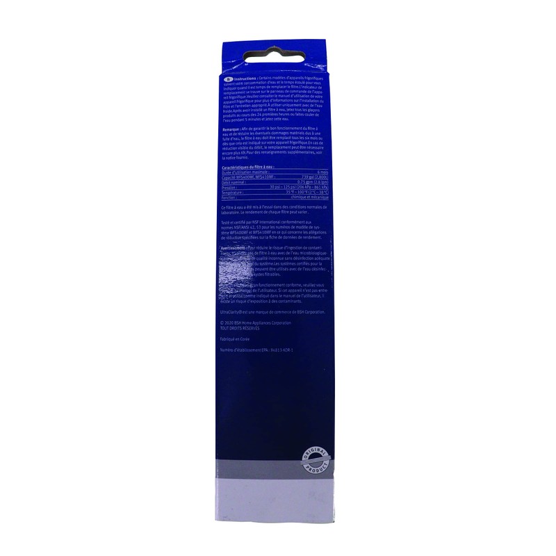 Bosch 11034152 UltraClarity Water Filter Cartridge