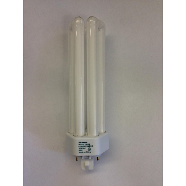SYLVANIA 14 Pieces 20890 CF42DT/E/IN/841/ECO GX24q-4 DULUX T/E in 42W 841 16000 Hours Compact Fluorescent Triple Tube 4 Pin