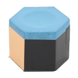 Billiard Chalk, Pool Rod Chalk Anti Slip Effect Hex Professional Pool Stick Chalk Fine Powder Pool Pole Chalk Pool Table Accessories Pool Chalk Box