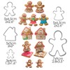 CULIMI Ausstechformen Lebkuchen - 5 Stück Set Plätzchen Ausstecher Lebkuchenpuppe