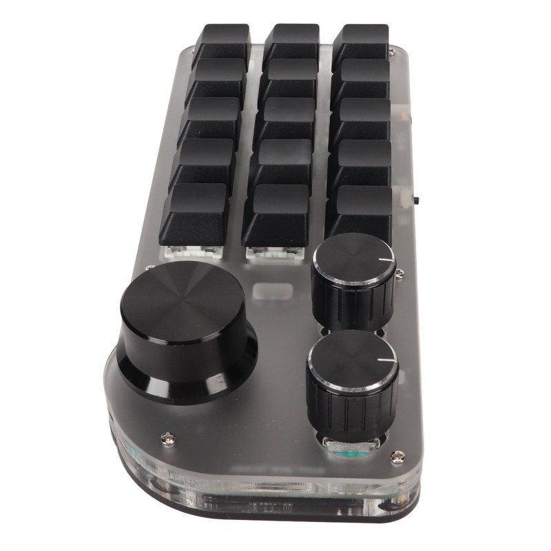 USB Mini 15 Key Keypad with 3 Knobs Type C