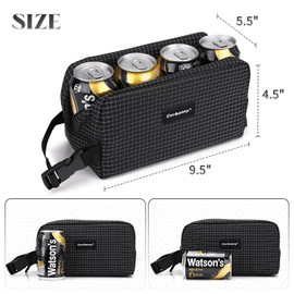 Cerbonny small lunch bag Freezable Lunch Bag for Work School Travel,Leak-proof Small Lunch Bag,Small Insulated Bag For Kids 3+/Adults,Freezer Lunch Bags,Freezable Snack Bag（Larger size）