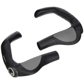 Ergon gp5-sグリップ:スモール、ブラック/グレー