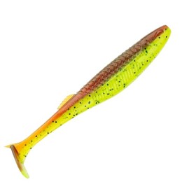 Rapala CrushCity The Kickman rubber fish, length / weight / package contents: 7.5 cm / 3 g / 9, colour: motor oil chartreuse