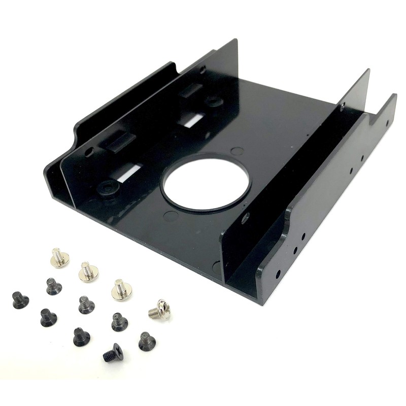 Micro Connectors Dual 2.5" Plastic HDD/SSD Mounting Bracket Kit (L02-252)