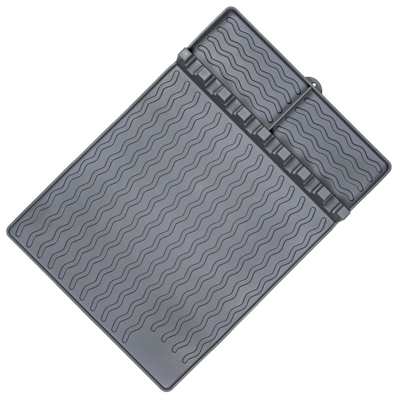 Silicone Griddle Tools Mat with Drip Pad,Silicone Grill Mats Side