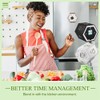 CIADAZ Hexagon Digital Clock Timer Magnetic Cubes Timer Kitchen Hexagon