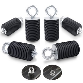 StarknightMT Ranger Tie Down Anchors,UTV Lock and Ride 2" Bed Anchor Compatible with Polaris General Ranger 500 570 1000 XP 900 800 700 with 1-7/16" Hole(6 Pcs,Black)